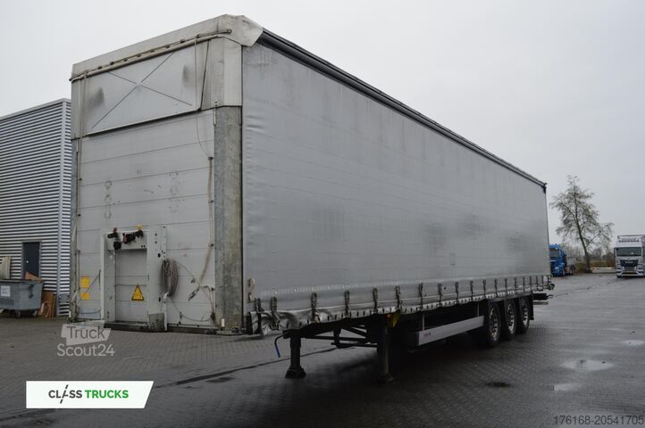 Open semitrailer with tarp SCHMITZ CARGOBULL SCS24/L Varios