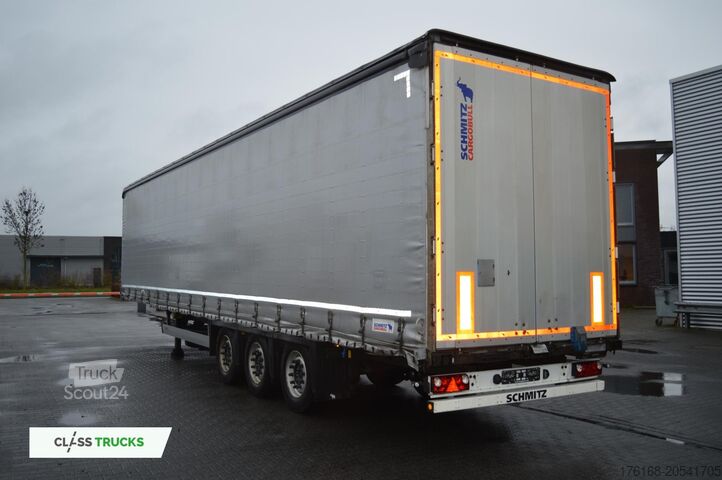Open semitrailer with tarp SCHMITZ CARGOBULL SCS24/L Varios