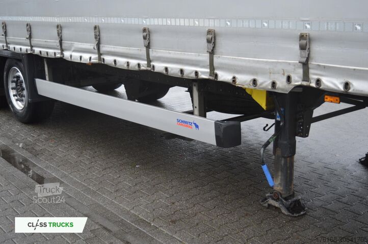 Open semitrailer with tarp SCHMITZ CARGOBULL SCS24/L Varios