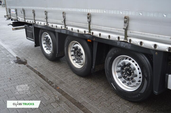Open semitrailer with tarp SCHMITZ CARGOBULL SCS24/L Varios