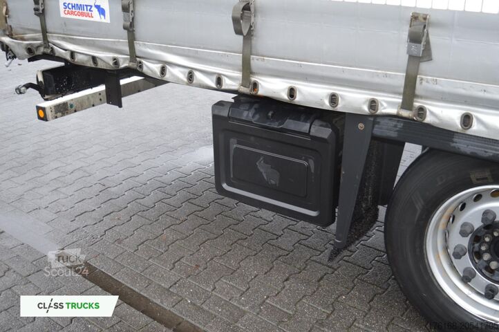 Open semitrailer with tarp SCHMITZ CARGOBULL SCS24/L Varios