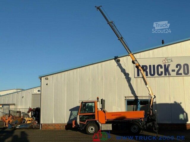 Furgone ribaltabile a tre lati Multicar Boki 4x4 Kran 5+6 Steuerkreis + Kommunalplatte
