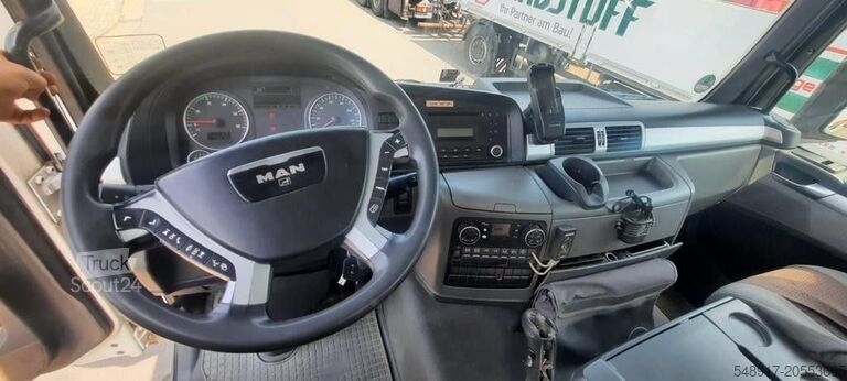 Płaska skrzynia MAN TGS 26.400 Kipper Mit Kran/Funk