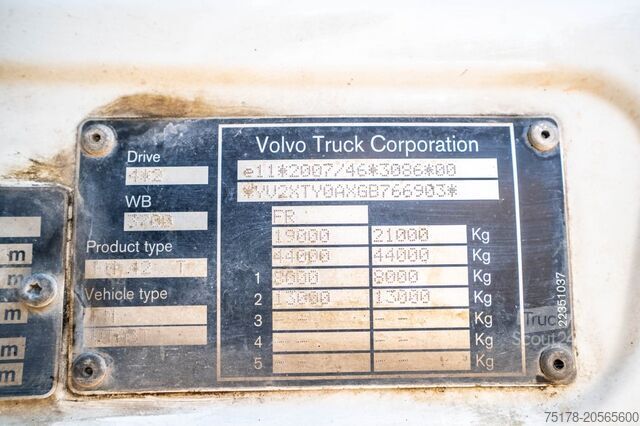 Standartinis-SZM VOLVO FMX 460 GLOB + HYDR