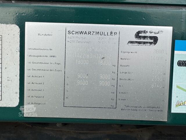 Ανοικτό ρυμουλκούμενο SCHWARZMÜLLER T-Serie 2-Achs Anhänger BJ-2013 TÜV 04-2027