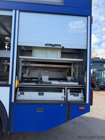 LKW mit Kofferaufbau IVECO FF135E24 4x4 Allrad THW GKW Seilwinde 9-Sitzer