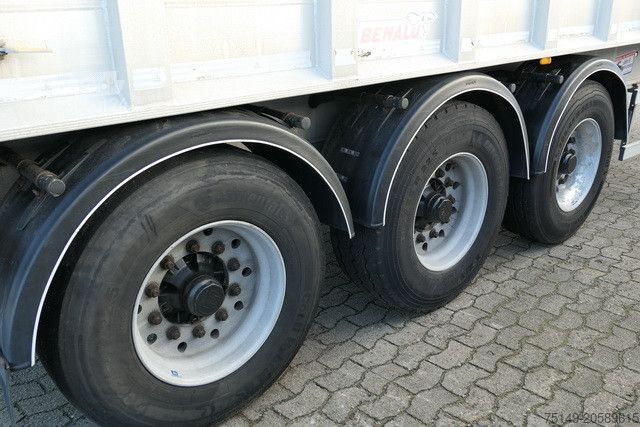 Semiremorcă basculantă BENALU BENCERE, Alu, 51m³, Kombitüren, Alu-Chassis,Lift