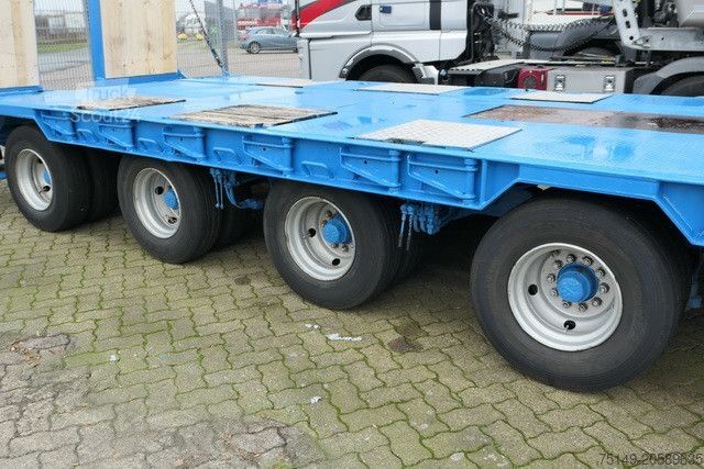 Reboque com plataforma rebaixada LANGENDORF TUE 46/62-6, 60to. GG, Gelenkt, Hydr. Rampen