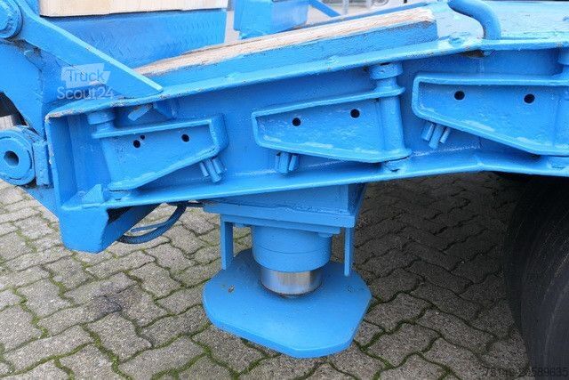 Reboque com plataforma rebaixada LANGENDORF TUE 46/62-6, 60to. GG, Gelenkt, Hydr. Rampen