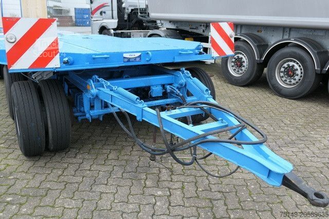 Reboque com plataforma rebaixada LANGENDORF TUE 46/62-6, 60to. GG, Gelenkt, Hydr. Rampen