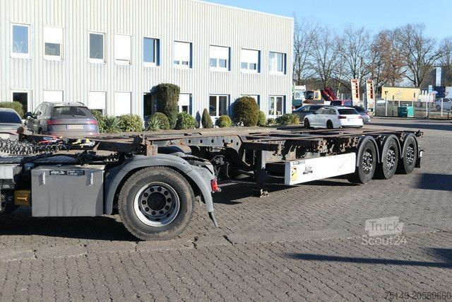 Auflieger-Wechselfahrgestell KRONE SD, Container-Chassis, Heckausschub, Luft-Lift
