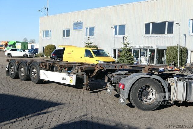 Auflieger-Wechselfahrgestell KRONE SD, Container-Chassis, Heckausschub, Luft-Lift