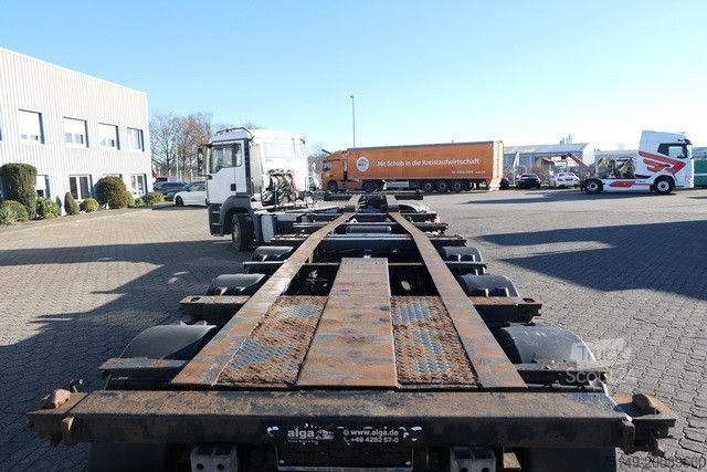 Auflieger-Wechselfahrgestell KRONE SD, Container-Chassis, Heckausschub, Luft-Lift