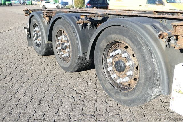 Auflieger-Wechselfahrgestell KRONE SD, Container-Chassis, Heckausschub, Luft-Lift