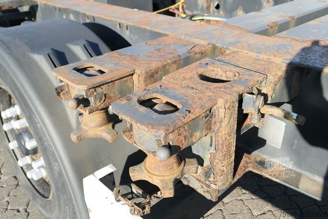 Växelflakssläp KRONE SD, Container-Chassis, Heckausschub, Luft-Lift