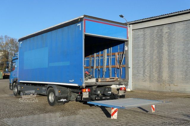Ladbil med presenning MERCEDES-BENZ 1330 Atego 4x2, Schlafliege, LBW, AHK, Klima