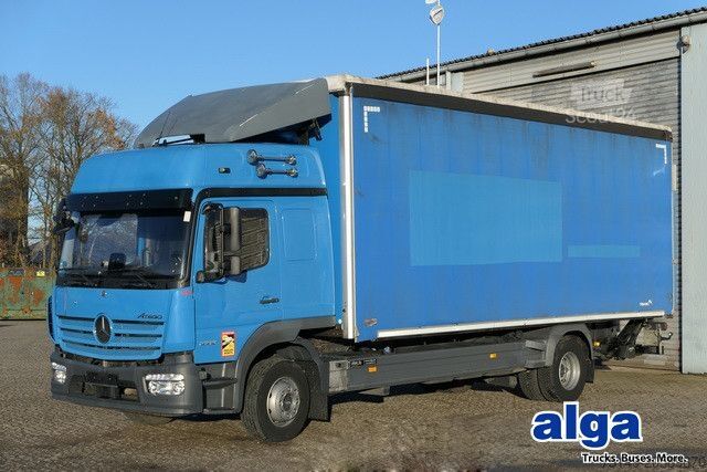 Camion plateau avec bâche MERCEDES-BENZ 1330 Atego 4x2, Schlafliege, LBW, AHK, Klima