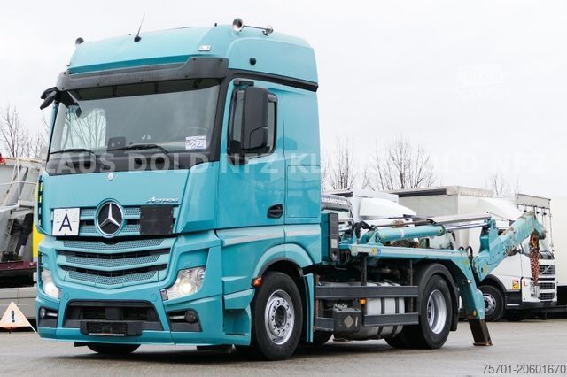 Camión volquete MERCEDES-BENZ Actros 1848 Absetzkipper Meiller Funk Kamera EU6