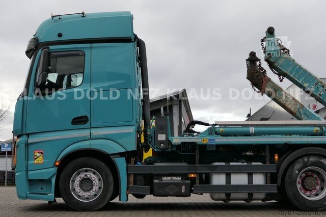 Camion benne MERCEDES-BENZ Actros 1848 Absetzkipper Meiller Funk Kamera EU6