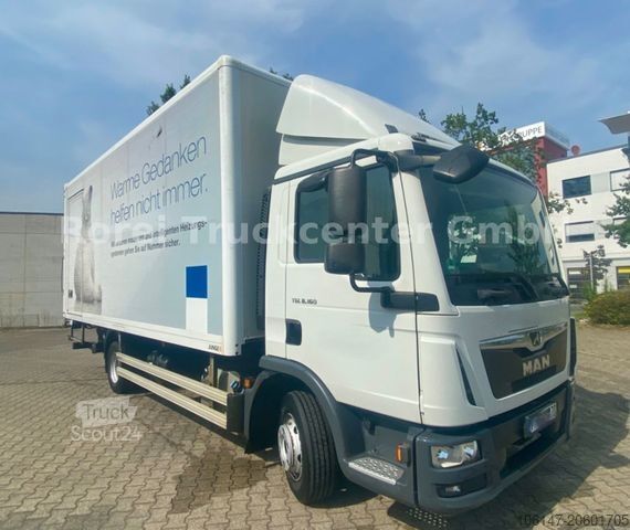 Transporter mit Koffer MAN TGL 8.160 E6, Blattfeder, LBW Bär