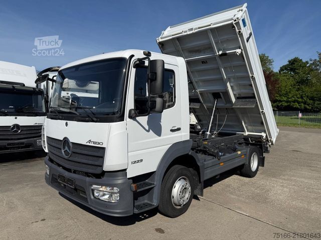 Camion-benne tricar MERCEDES-BENZ ATEGO 1223 K Kipper MEILLER 3-Seiten*2 X AHK