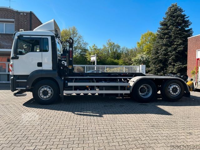 Kanca kasalı yük kamyonu (roll-off) MAN 26.460 TGS Abroller Multilift 6x2