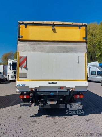 Plattewagen met zeil MERCEDES-BENZ Atego 12-24 PL-SP- Blatt/Luft- Klima- LBW