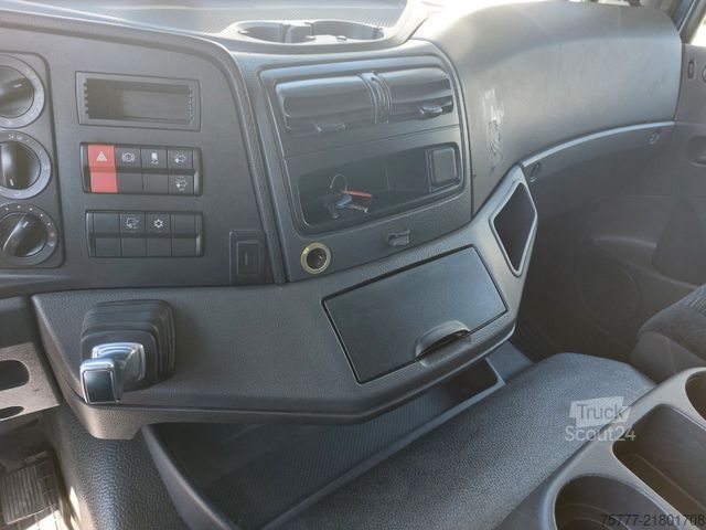 Plattewagen met zeil MERCEDES-BENZ Atego 12-24 PL-SP- Blatt/Luft- Klima- LBW