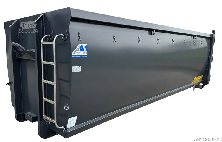 Контейнер с крюковым захватом A1 Container ECOLINE 26 m³ - französische Klappe - RAL 7016 Anthrazitgrau - Abrollcontainer