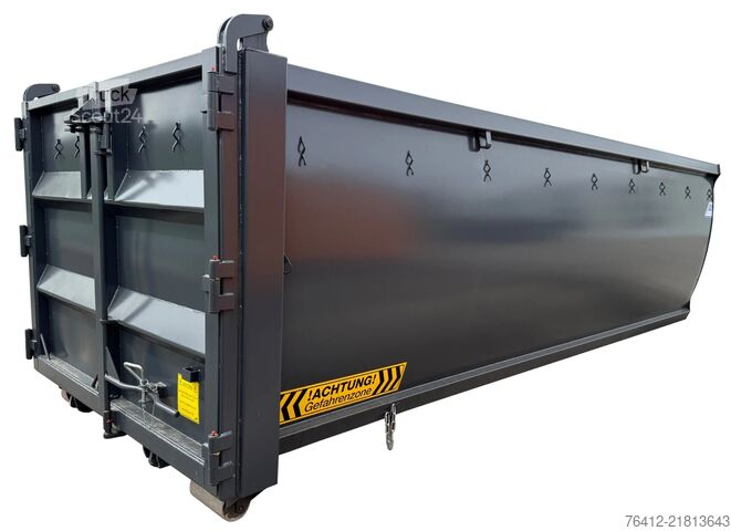 Контейнер с крюковым захватом A1 Container ECOLINE 26 m³ - französische Klappe - RAL 7016 Anthrazitgrau - Abrollcontainer
