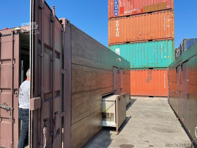 Contenitore per ufficio  8m Werkstatt Office Büro Container