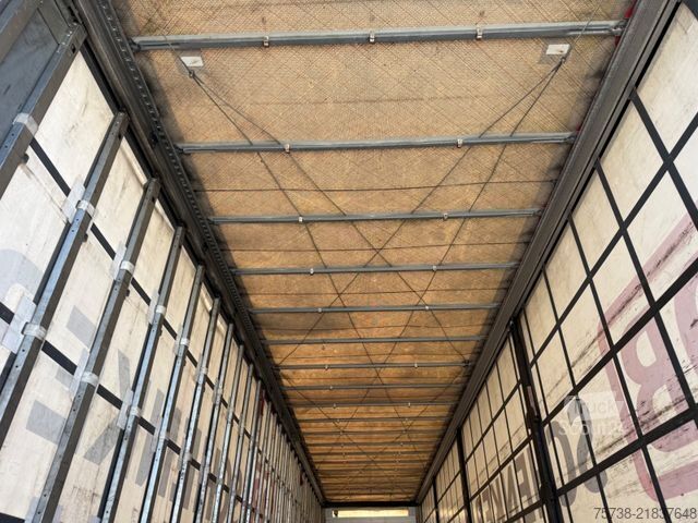 Öppen semitrailer med kapell SCHWARZMÜLLER S1/Pritsche+Schiebeplane+Edscha/Luft-Lift