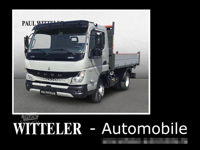 Kiepwagen bestelauto MITSUBISHI Canter 3C15 Dreiseitenkipper AHK 3,5t/Klima/grau