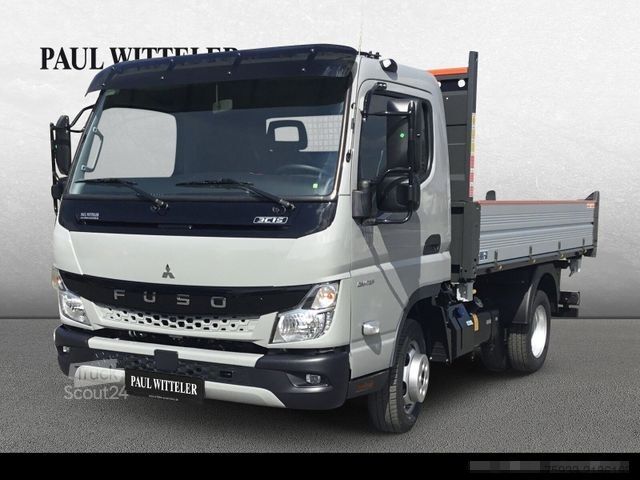 Kiepwagen bestelauto MITSUBISHI Canter 3C15 Dreiseitenkipper AHK 3,5t/Klima/grau