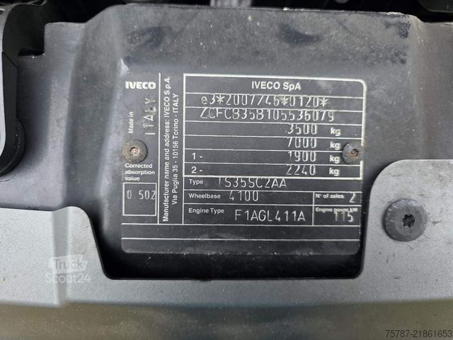 Hög tak skåpbil IVECO 35-160 Air Pro, HI_MATIC, Maxi, Luftfederung hi