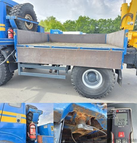 Φορτηγό με επίπεδη καρότσα MERCEDES-BENZ SK 1844 AK 4x4 V8 *187.500 km *TIRRE EURO 181