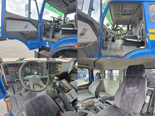 Φορτηγό με επίπεδη καρότσα MERCEDES-BENZ SK 1844 AK 4x4 V8 *187.500 km *TIRRE EURO 181