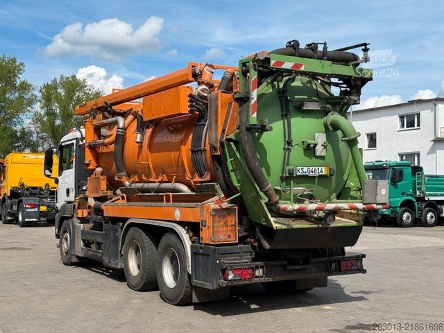 Vakumska cisterna MAN TGS 33.440 6x4 BB/BBS Kanalreiniger Kombi MÜLLER