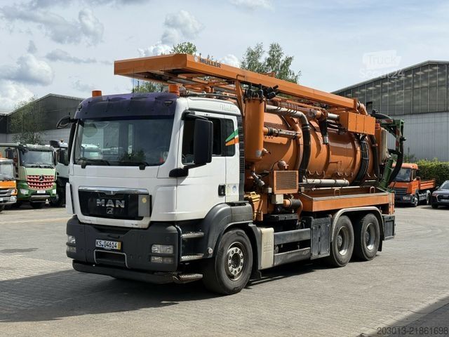 Vakumska cisterna MAN TGS 33.440 6x4 BB/BBS Kanalreiniger Kombi MÜLLER