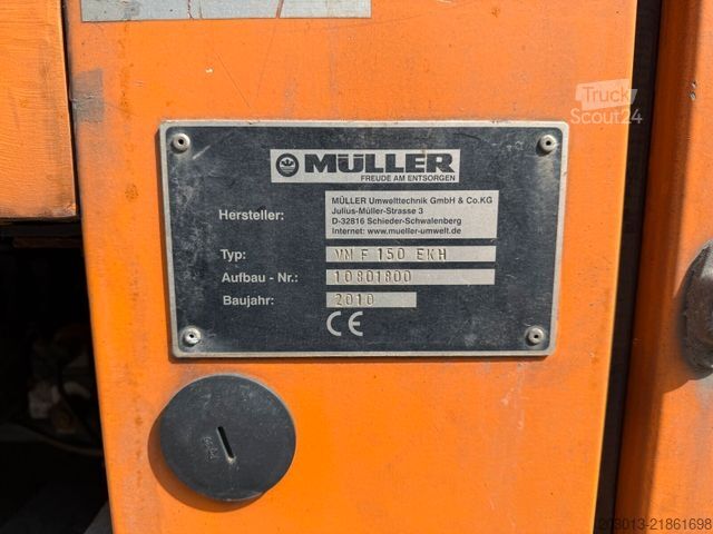 Vakumska cisterna MAN TGS 33.440 6x4 BB/BBS Kanalreiniger Kombi MÜLLER