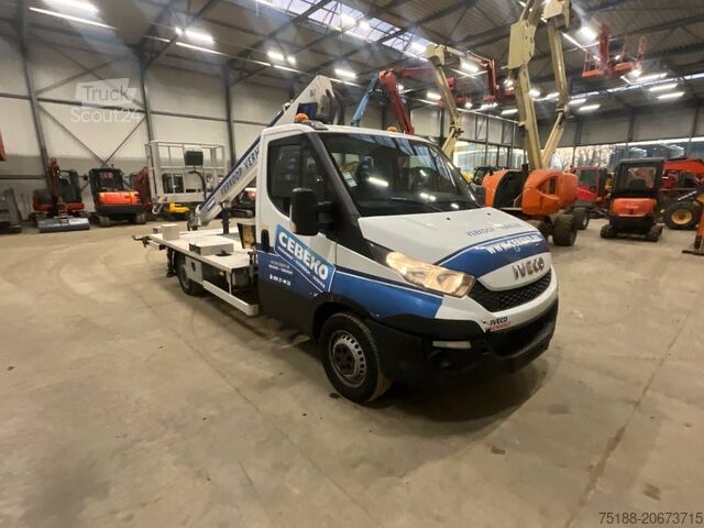 Op vrachtwagen gemonteerd platform Iveco 35S 13 + multitel 160ALU