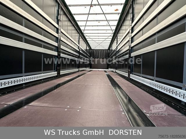 Auflieger mit Pritsche & Plane KRONE Planauflieger SDP 27 Edscha