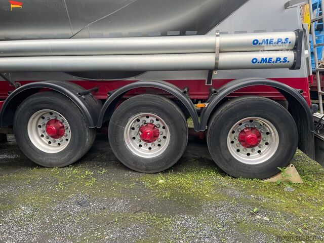 Silo semitrailer O.M.E.P.S Unfall, voll fahrbereit 35 cbm