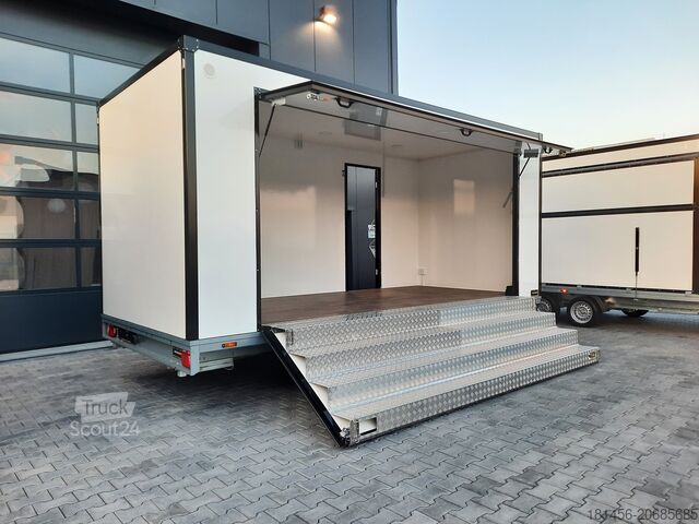 Verkoop trailer trailershop Event Messe Verkauf Infostand verfügbar