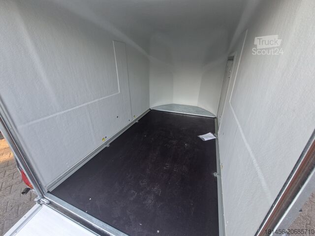 Arklių priekaba Cheval Liberté Debon Polycargo 1300 eisengrau Seitentür direk