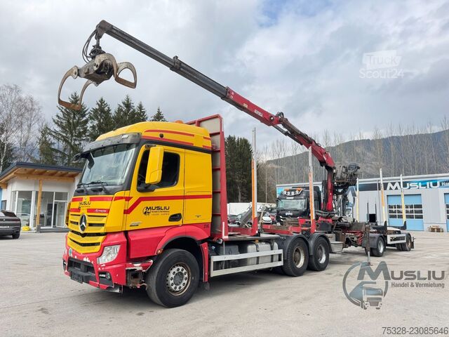 Samochód do przewozu drewna MERCEDES-BENZ Actros 2851 LL Holz