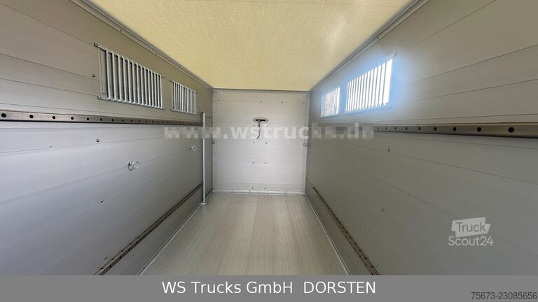 Remolque de transporte de caballos WST Edition Schlacht mit Seilwinde Viehanhänger