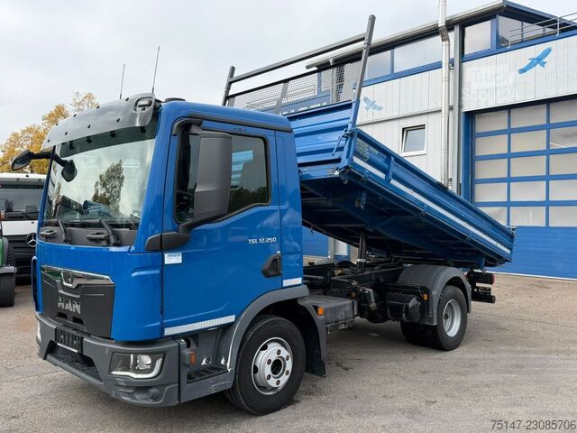 Trijų pusių savivartis sunkvežimis MAN TGL 12.250 4x2 BB 3 Sitzer Meiller Kipper