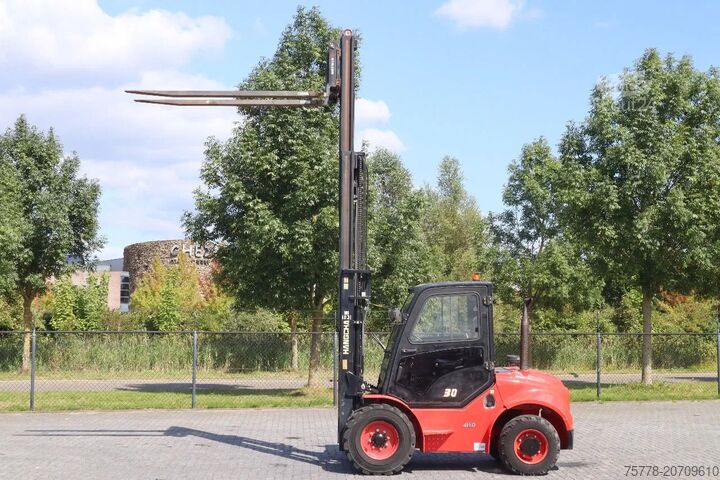 Gaffeltruck til alle typer terræn Hangcha CPCD30 - XW43C-RT4 | 4X4 | TRIPLEX | SIDESHIFT ...