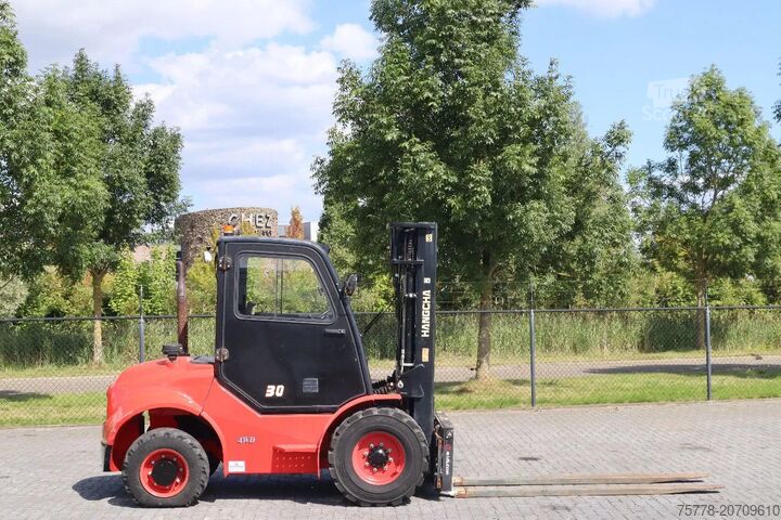 Gaffeltruck til alle typer terræn Hangcha CPCD30 - XW43C-RT4 | 4X4 | TRIPLEX | SIDESHIFT ...